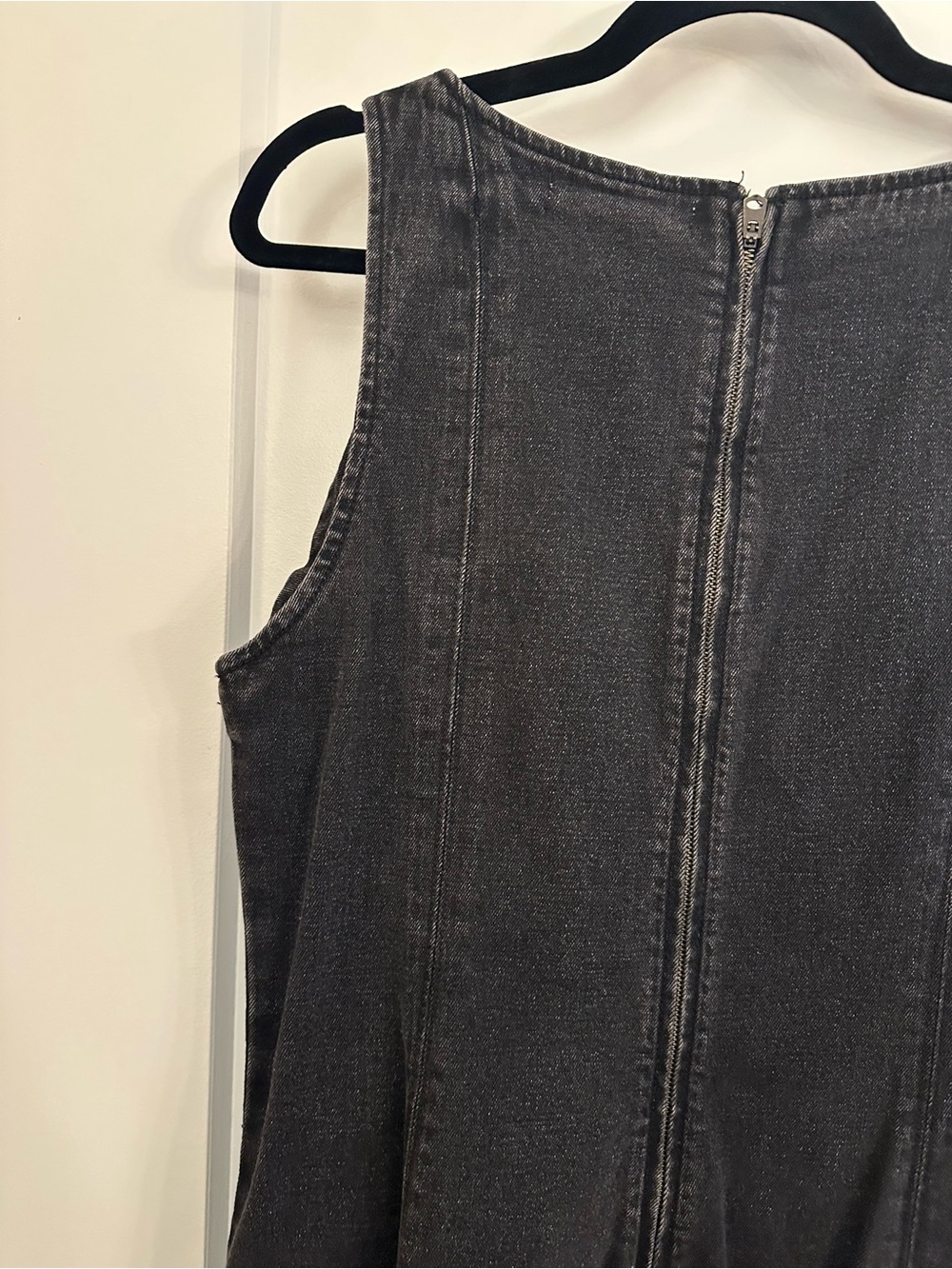 Abercrombie & Fitch Black Denim Mini Dress - Picture 5 of 6